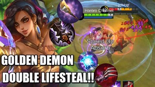 GOLDEN DEMON ESMERALDA WITH DOUBLE LIFESTEAL