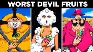 20 WORST Devil Fruits in One Piece!