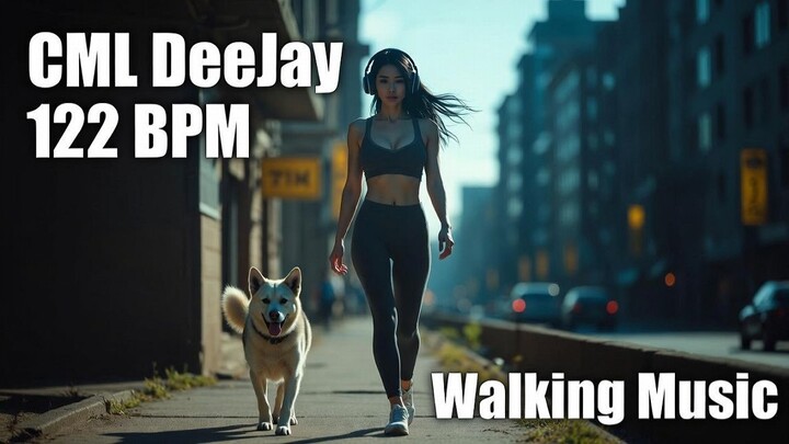 1-Hour Walking Music | Instrumental Deep House (122 BPM) for Exercise and Wellness – CML Deejay