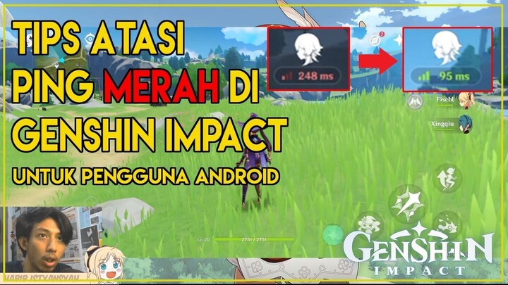 TIPS CARA ATASI PING MERAH DI GENSHIN IMPACT - TONTON SAMPE ABIS CUY - 【Genshin Impact】