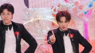 [Tan Jianci x Guo Junchen x Sun Tianyu] Panggung "Lash Curved" versi pengantin pria! Sangat tampan d