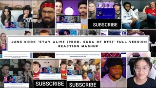 Jung Kook ‘Stay Alive (Prod. SUGA of BTS)’ Full Version | Reaction Mashup | VVZA