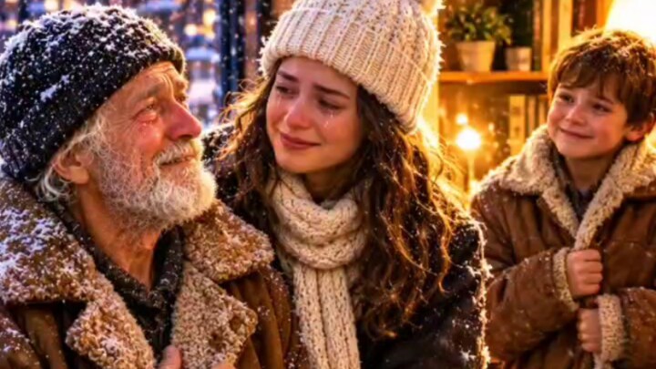 She Took a Beggar’s ONLY Coat… Then He Discovered Who It Was For. 😭🧥❄️ #usa #shorts #trending