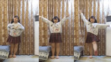 [Dance]A junior high school girl dances <リペイント> at home
