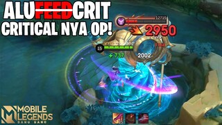 HABIS DI BUFF SAMA MOONTON - ALUCARD JADI THE KING OF CRITICAL DAMAGE! MOBILE LEGENDS