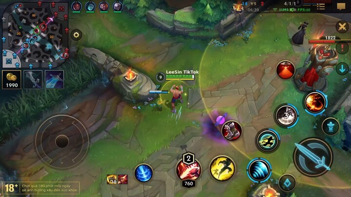 [Liên Minh Tốc Chiến] One Champ Leesin múa ảo ma nhưng rất tiếc vẫn dạng háng le