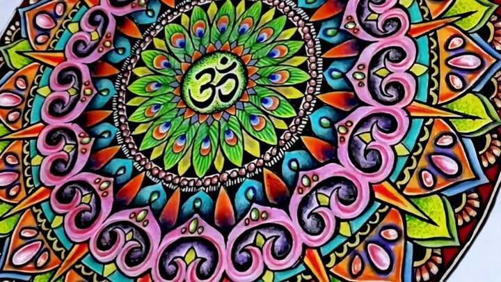 Original mandala Peacock concept.
