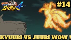 Juubi VS Kyuubi ! Naruto Shippuden Ultimate Ninja Storm 4 Indonesia #14