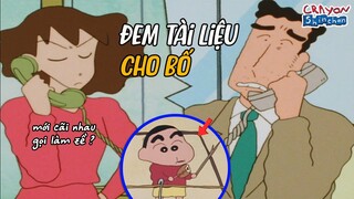 Đi tìm chỗ ngồi & Lễ hội hoa anh đào thật vui & Đem tài liệu cho bố | Shin Cậu Bé Bút Chì