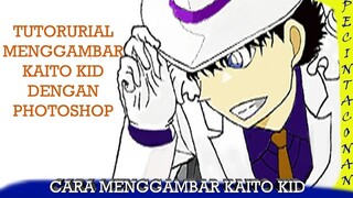 Tutorial menggambar kaito kid dengan menggunakan adobe photoshop