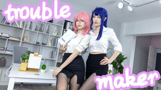 【Kẻ Gây Rối】Hai chị em tán tỉnh nhau à? Tên hồ ly tinh này rốt cuộc có ý đồ xấu gì chứ~