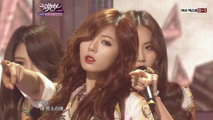 【4K LIVE】4MINUTE - Volume up (120511 KBS Music Bank)