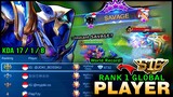 World Highest Points in Rank?! Season 16 ~ Top 1 Global Player Savage Gameplay | Mobile Legends