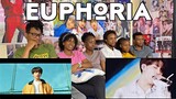 Africans show their friends (Newbies) 'Euphoria' by BTS Jungkook - M/V + (Stage mix) Live