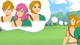 [ترجمة بالصينية والإنجليزية] رسوم متحركة للمعجبين "زيلدا تريد قص شعرها"