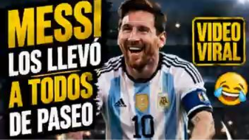 MESSI LOS LLEVÓ A TODOS DE PASEO 🍼🐐🤣