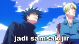jadi samsak kutukan - Parody anime dub indo