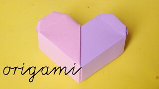 Cách làm hộp quà bằng giấy cực dễ - Cách Gấp Hộp Quà đơn giản Gấp giấy Origami -hộp bằng giấy a4