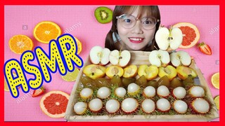 ASMR Fruit - Tết Đoan Ngọ ăn những gì??? Rambutan,Dig,Apple#128