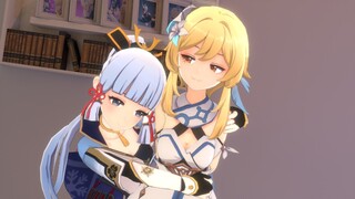 神里绫华:不许亲亲!她是我的！【原神|荧鹭】