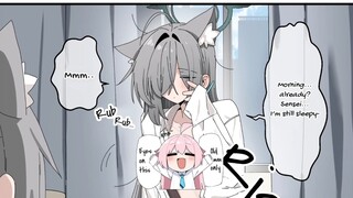【蔚蓝档案漫画】与Shiroko的婚后生活