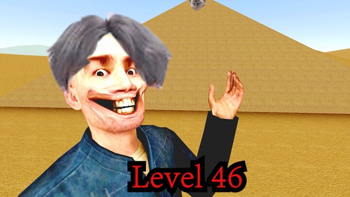 What's in the pyramid at level 46?