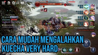 Basic Strategy Mengalahkan Kuecha Very Hard Dengan CP & Mastery Rendah | Seven Knights 2