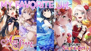 My Favorite UR Outfits in SIFAS for Nijigaku