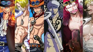 One Piece, a group portrait of beautiful men that will last forever with lyrics