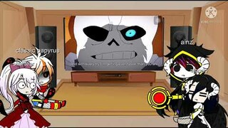 overlord reacts to ainz's younger brother and some other videos(ft. papyrus)part 4