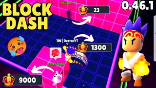 Block Dash Game play🥵 | Stumble guys Block dash tips tricks #stumbleguys #updates #tournament