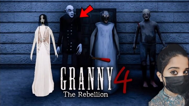 Granny 4 The Rebellion - Car Escape Full Gameplay | Mask Girl Gaming #7