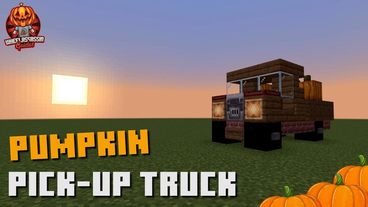 How to build a Pumpkin Pick-up Truck in Minecraft!!