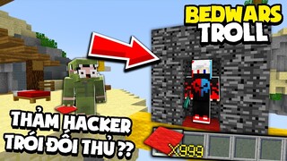 KHANGG HACK TROLL BEDWARS THẢM TRAP TRÓI ĐỐI THỦ NOOB TEAM *BEDWAR TRAP SIÊU PRO VIP NHƯ HACKER