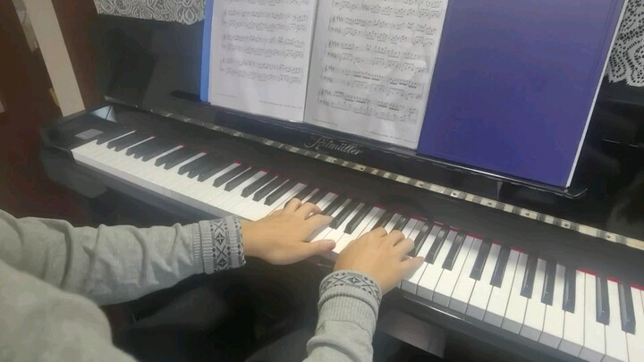 【Piano】On a sunny weekend, I met someone I liked on the way to school to make up lessons