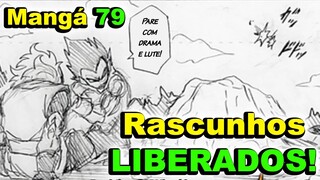 É OFICIAL! RASCUNHOS CAP 79! VEGETA ENSINA GRANOLA A SER HOMEM E A BATALHA COMEÇA! DRAGON BALL SUPER