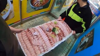 Mukbang 10kg cá sống #food