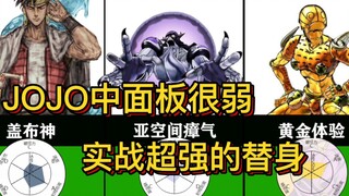 JOJO中面板设定很弱，实战表现超强的替身TOP30！