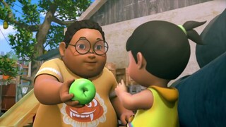 Adit & Sopo Jarwo | Adel Anak Kecil Suka Buah Apel