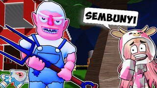 SEMBUNYI DARI KAKEK PSIKOPAT YANG JAHAT! feat @BANGJBLOX | ROBLOX