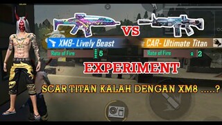 Oper Power ? EXPERIMENT XM8 VS SCAR TITAN , RATE OF FIRE MANA LEBIH SAKIT DAN TERCEPAT ? FREE FIRE