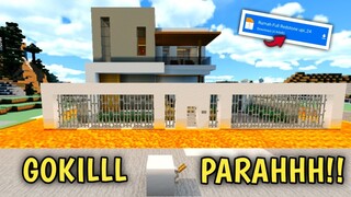 WAHH GG!! DI DALAM RUMAH ADA HOTEL BINTANG 5!! - Map Showcase Minecraft #129