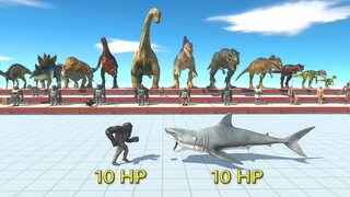 10HP Tournament All Units - Animal Revolt Battle Simulator