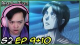 The Past of Ymir! Attack on Titan Season 2 Episode 9 and 10 Reaction