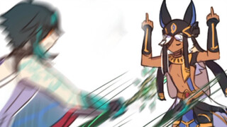 [Genshin Impact Audio Comics] Mandrill: Mainkan Dodge Shake denganku, kan?