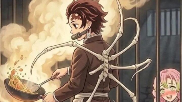 【All Tan】Even the Ghost King, who strikes fear into the hearts of demons, actually makes meals for t