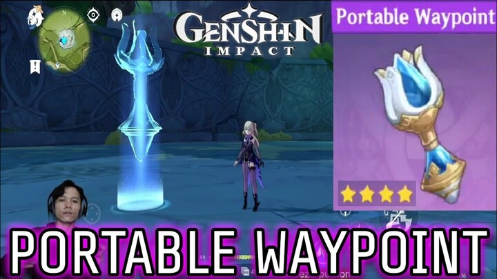 tutorial portable waypoint mondstadt | genshin impact indonesia #71