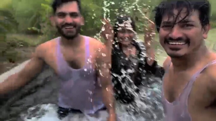 Mini Vlog😁Bhaii Behn  छोटा स्विंग 🏊🏻 पुल में नहाने आये हम सब 🌊 #shortsvideo #vlog #minivlog