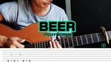 Beer - Itchyworms (Guitar fingerstyle) Tabs + Chords lyrics