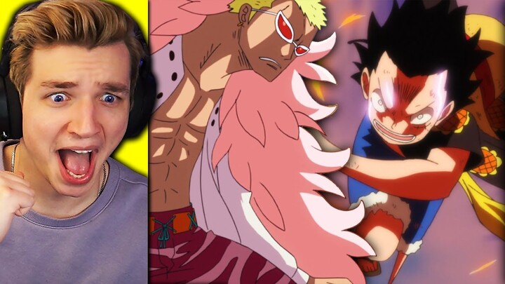 LUFFY RED HAWKS DOFLAMINGO!! (one piece reaction)